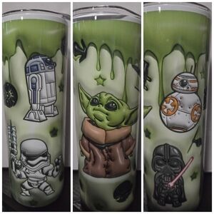 NEW Star Wars Themed 20oz Tumbler with Characters.